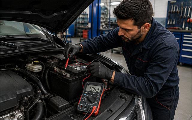 Akü Testi ve Şarj Sistemi Kontrolü